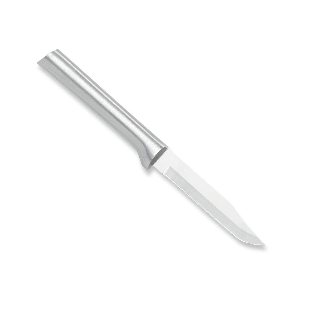 RADA Cutlery serrated paring knife blade close-up highlighting ultra-fine serrations for precise cuts