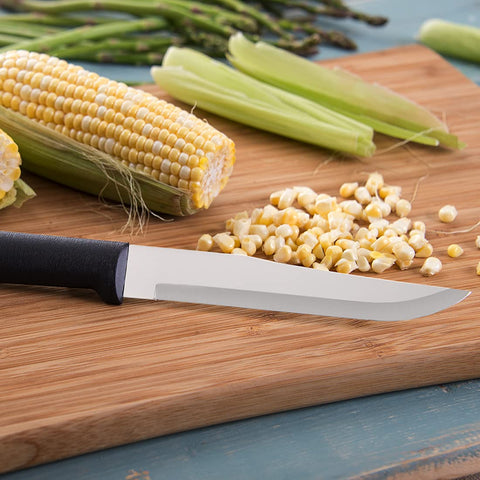 RADA Stubby Butcher Knife ergonomic grip aids precise control