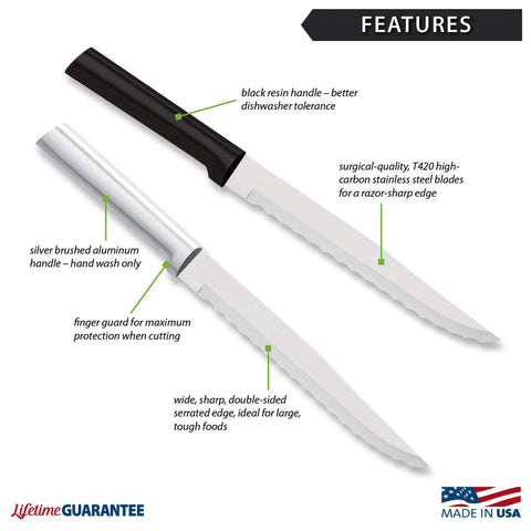 RADA blade forged from T420 high-carbon stainless steel for lasting sharpness.