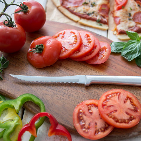 RADA Tomato Slicer Knife ideal for burgers and veggie platters.