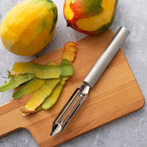 RADA Deluxe Vegetable Peeler tip cores peppers and removes blemishes