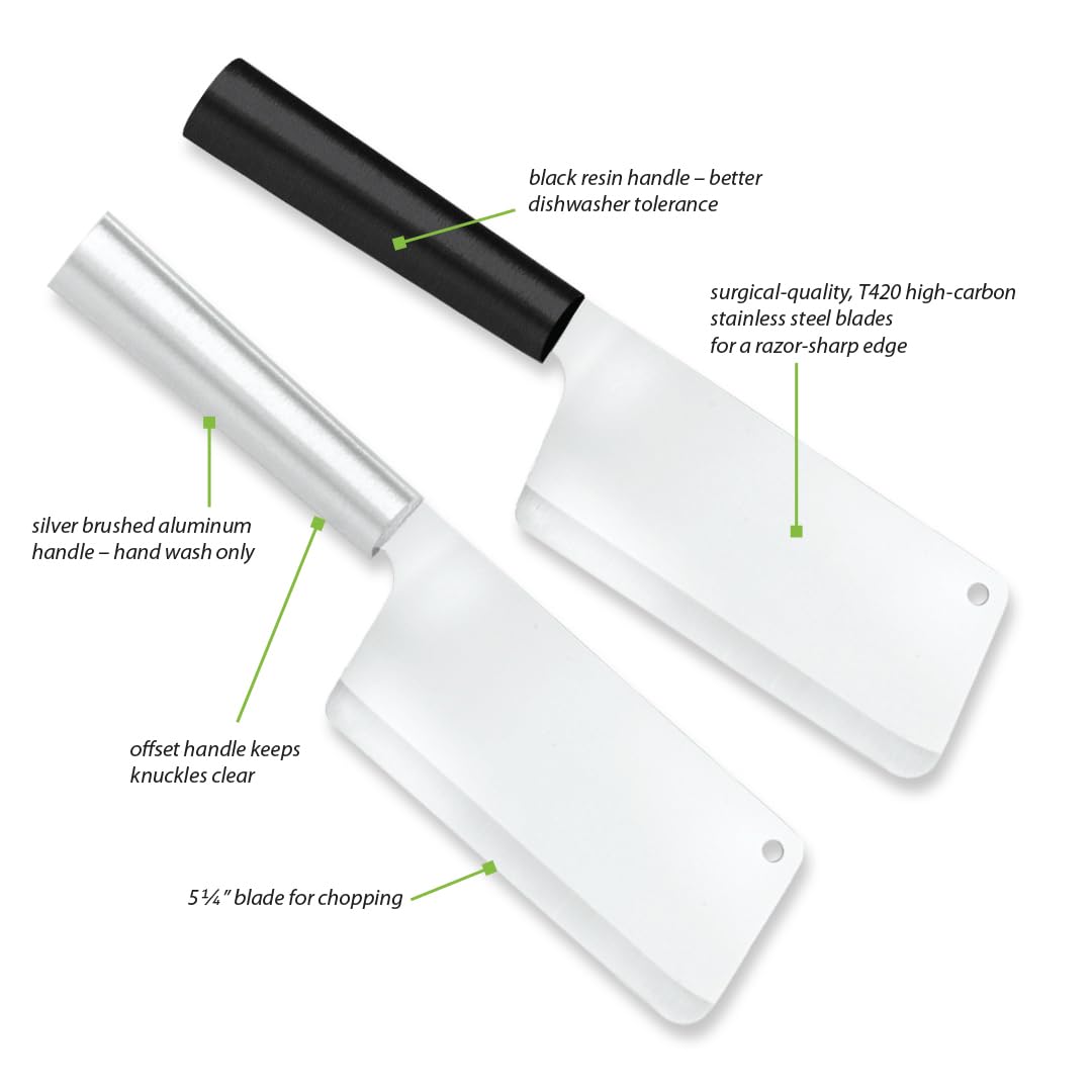 RADA Dicer Knife on cutting board enabling quick, even vegetable prep