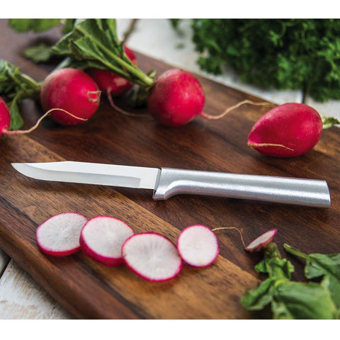 RADA Galore Silver Handles with satin finish for comfortable long use chopping