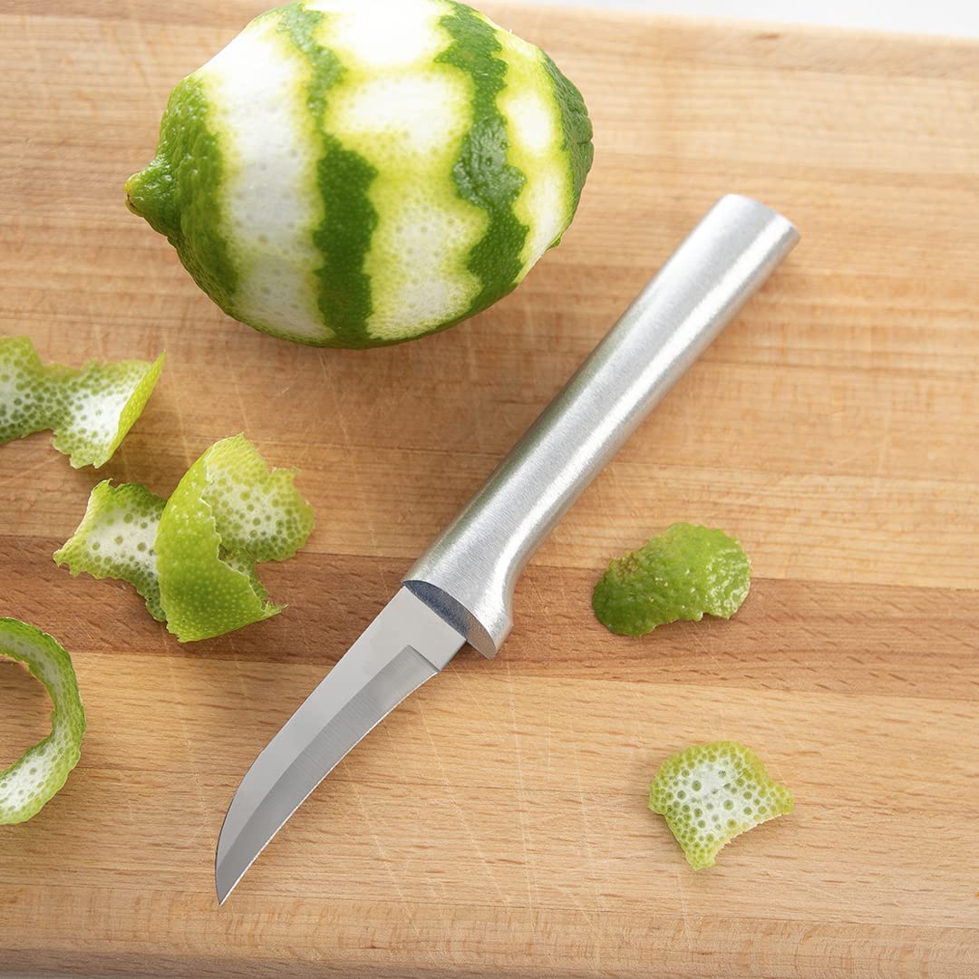 Rada Granny Paring Knife with silver handle ideal for garnishes.