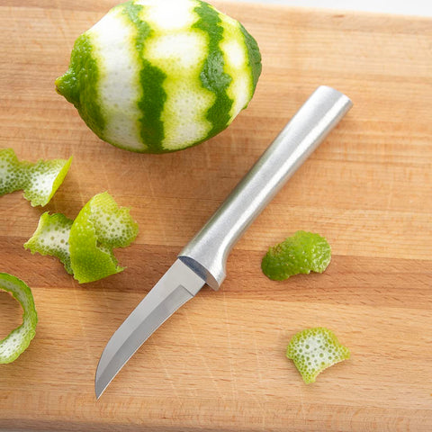 Rada Granny Paring Knife with silver handle ideal for garnishes.