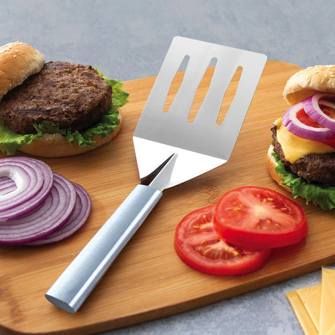 RADA Turnover spatula stainless steel face for durable kitchen use.