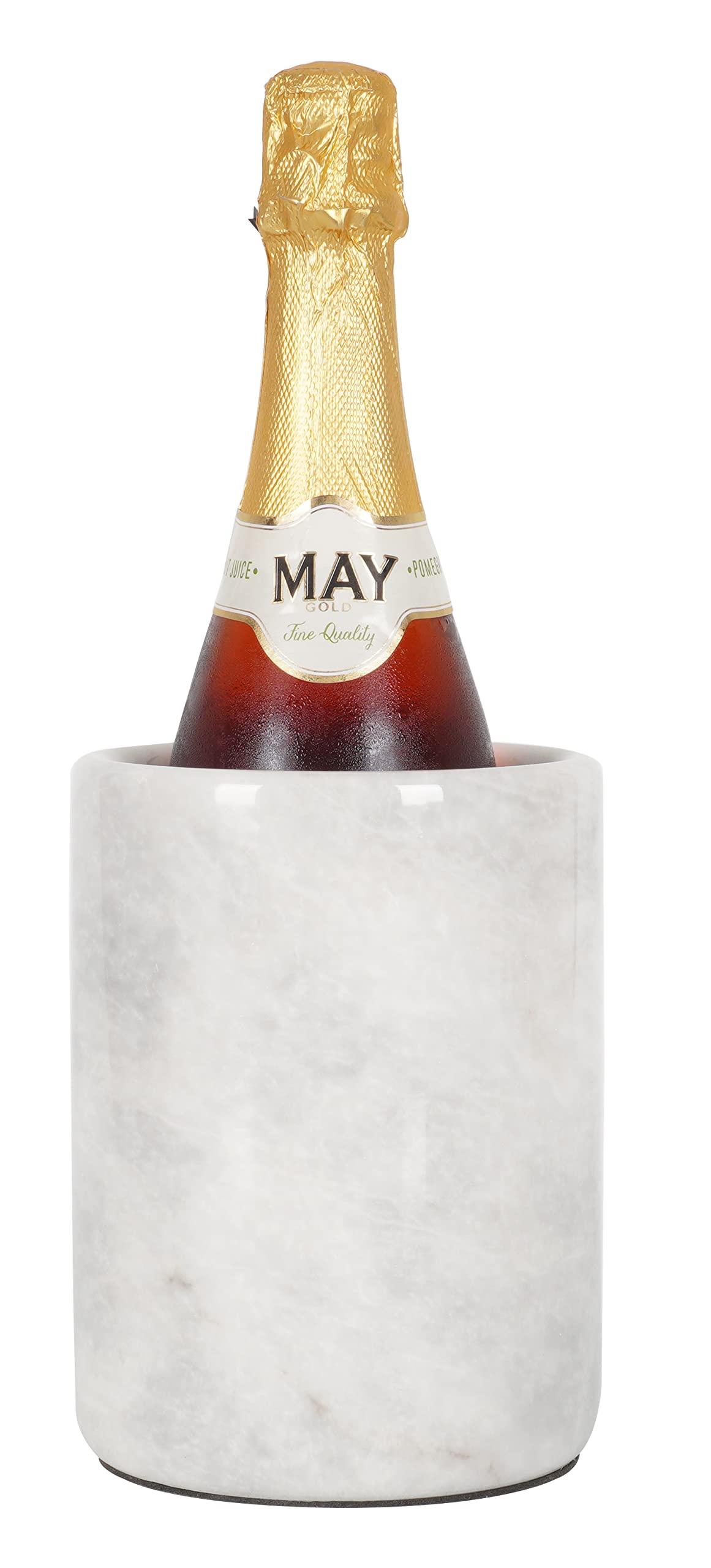 Radicaln Marble Wine Chiller with champagne on ice showing elegant cooling