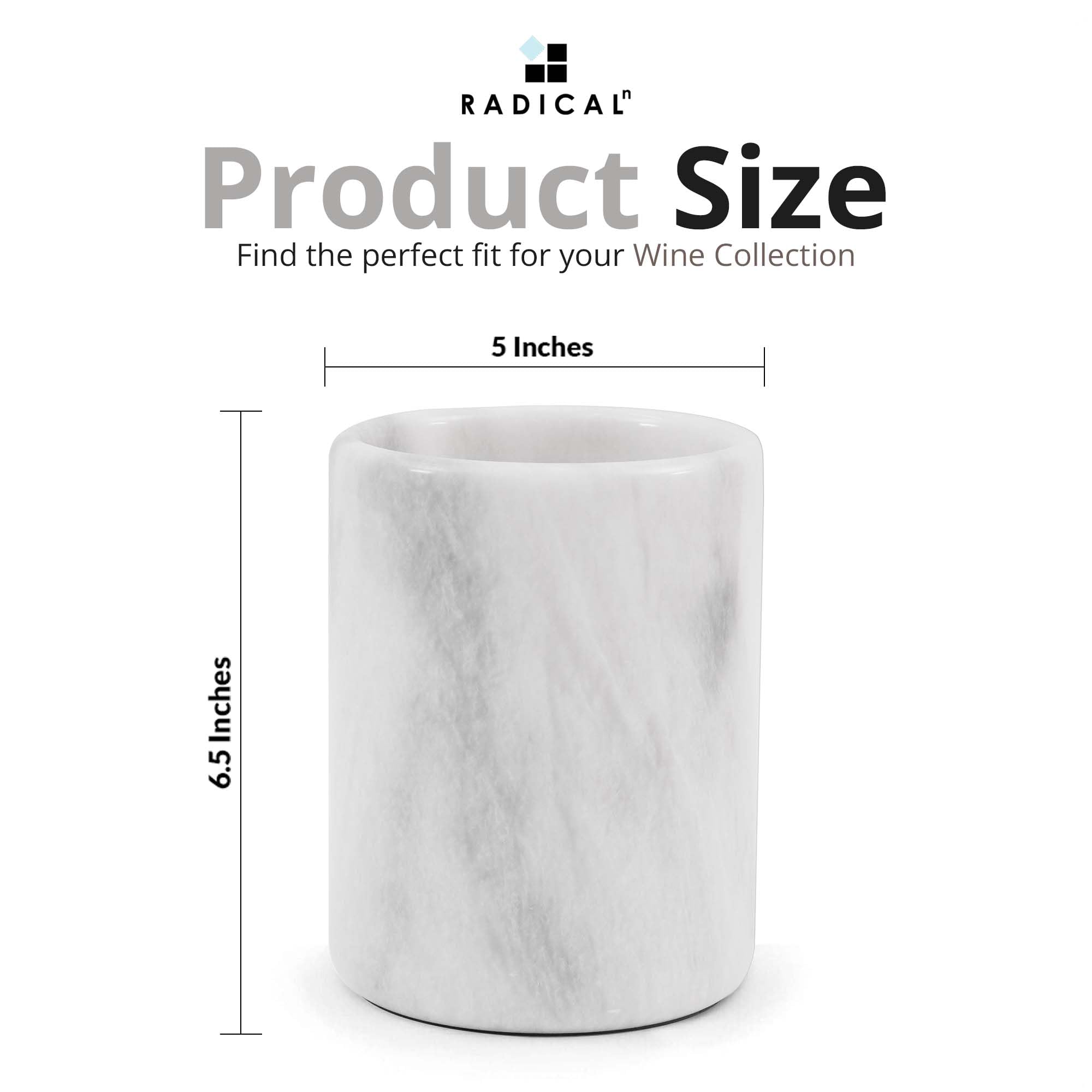 Radicaln Marble Wine Chiller packaged securely for gifting