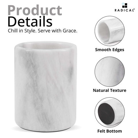 Radicaln Marble Wine Chiller features insulated design for steady cooling
