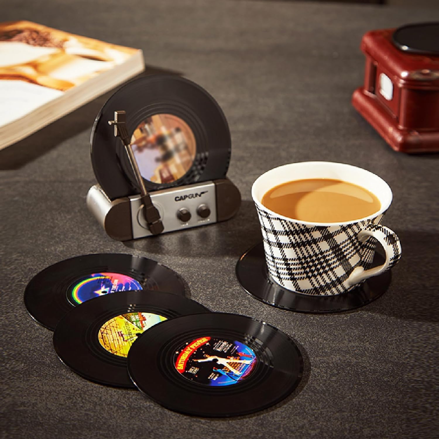 RADIXIUM durable ABS material keeps coasters lightweight and wear resistant.