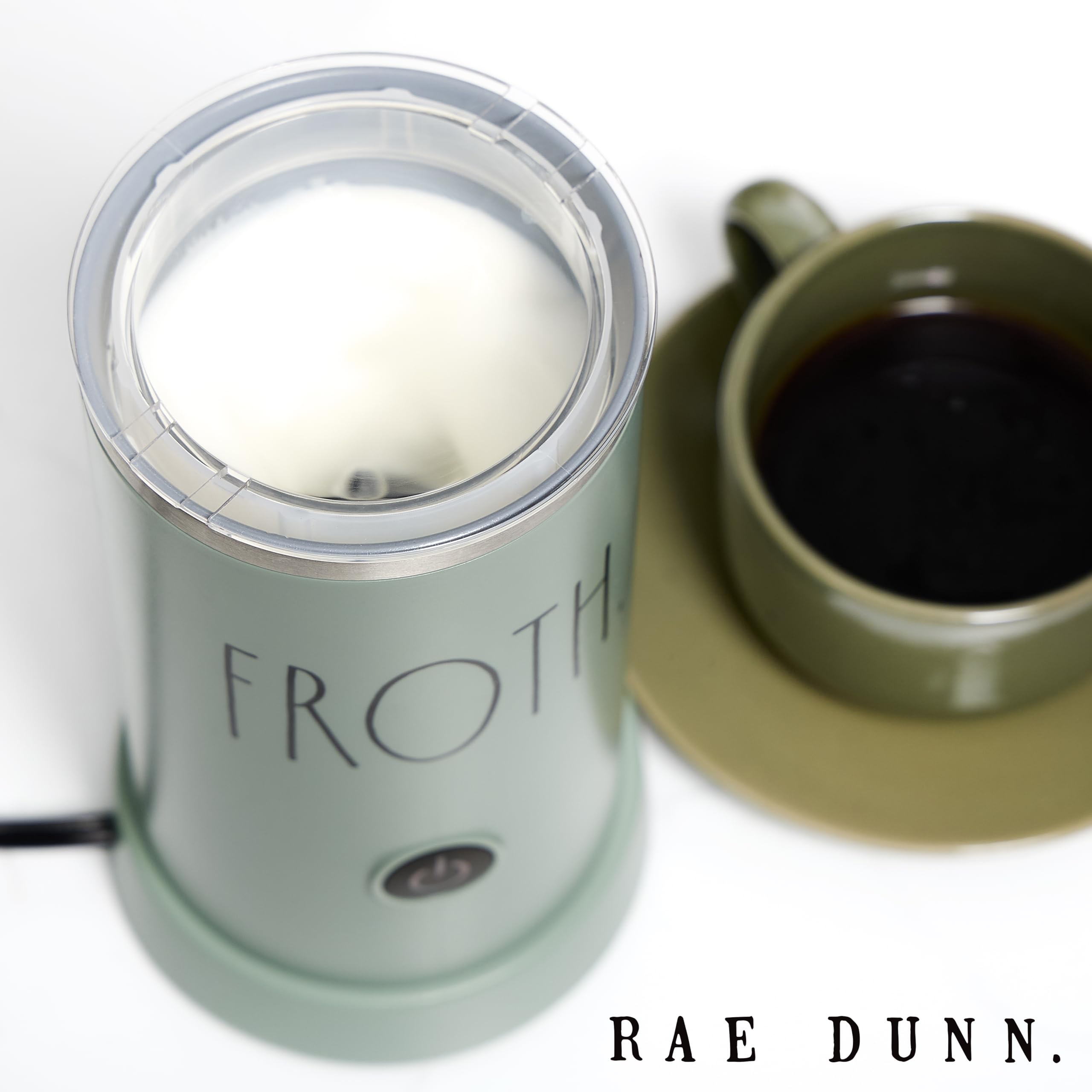 Rae Dunn latte art ready foam for café-style drinks