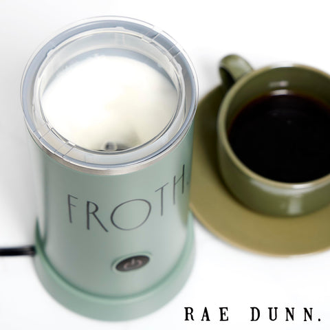 Rae Dunn latte art ready foam for café-style drinks