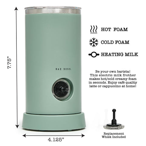 Rae Dunn one-button control makes frothing simple and safe