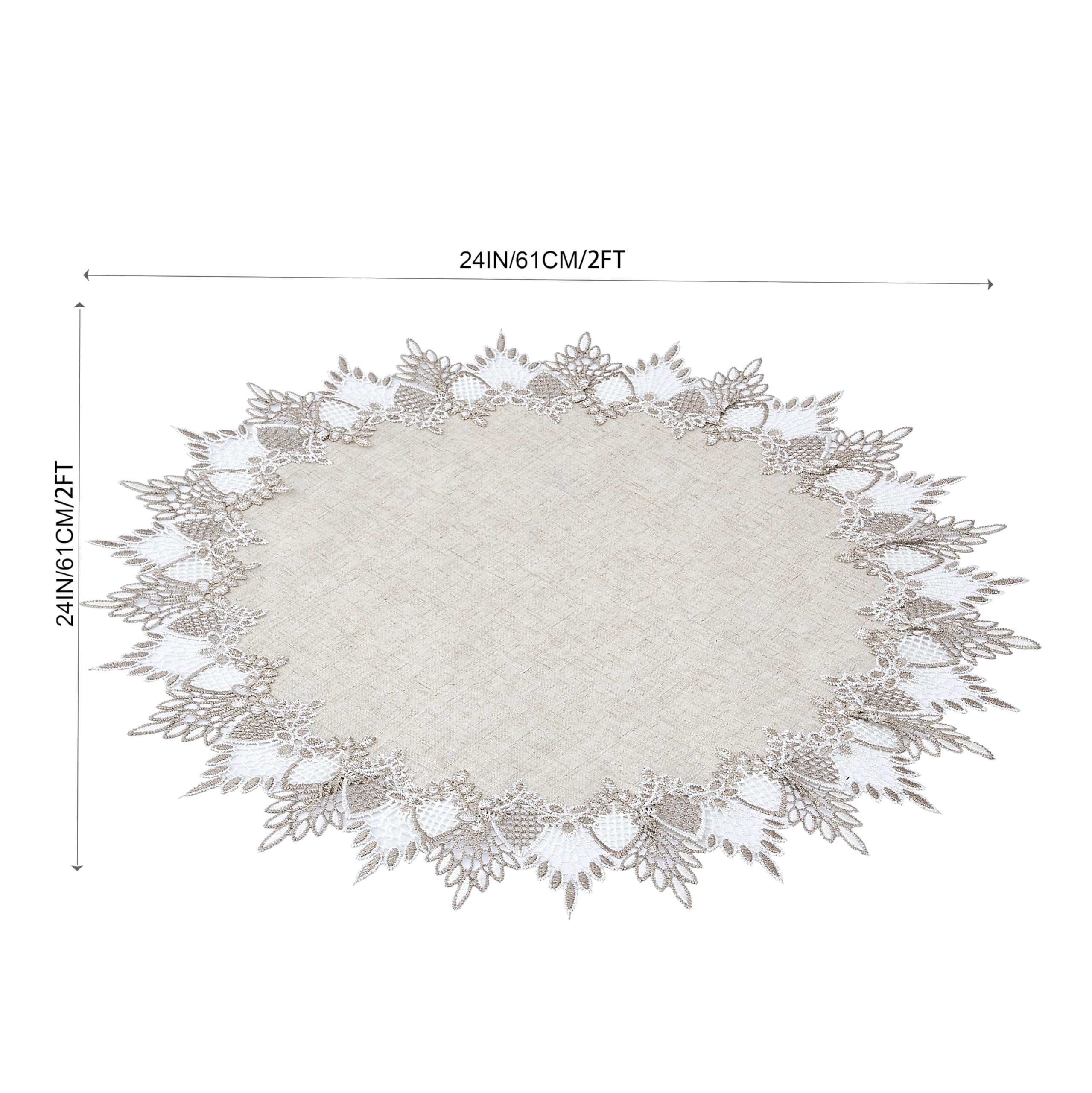 Raedan care instructions for linen doily to preserve color and texture
