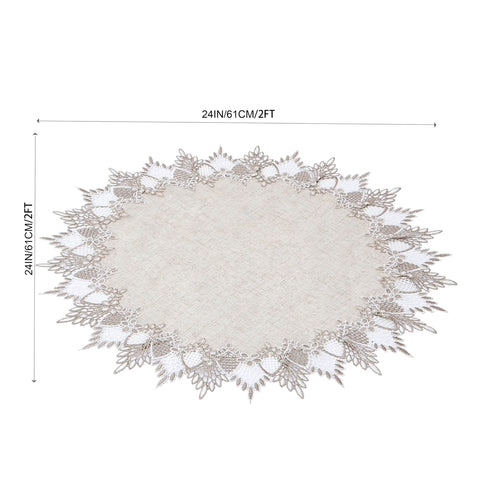 Raedan care instructions for linen doily to preserve color and texture