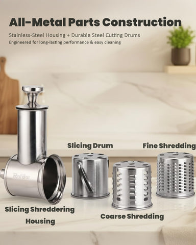 RAF BAR 3mm fine shredding blade for delicate toppings.