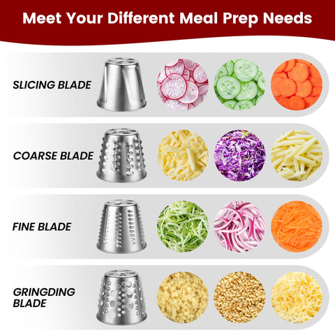 RAFBAR slicer attachment side view highlighting compact design for easy storage