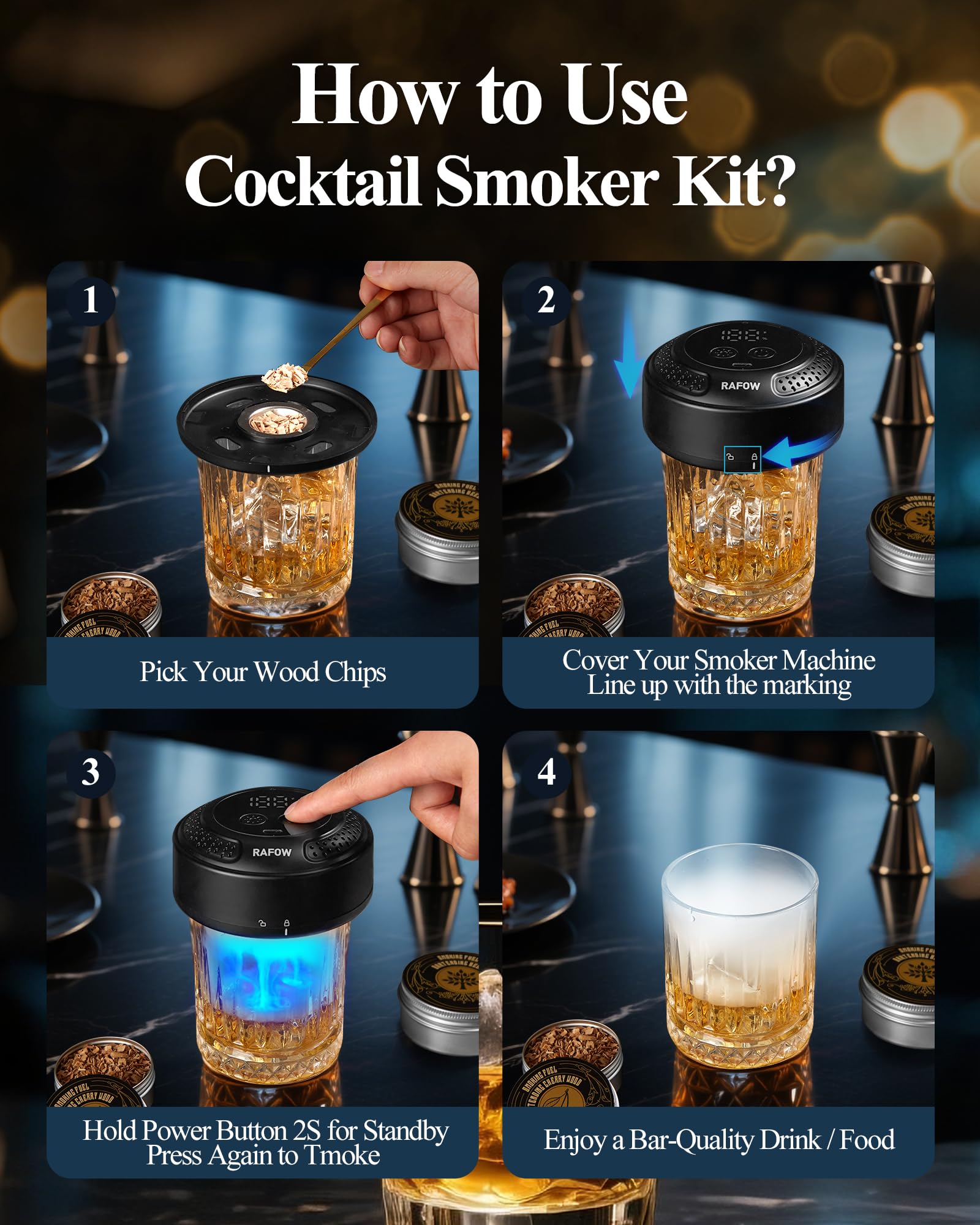 Rafow durable portable design emphasizes safe, travel-ready smoking at home