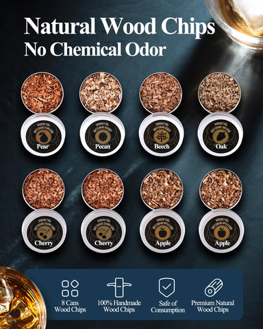 Rafow wood chips cherry infuse rich cherry smoke to drinks and dishes