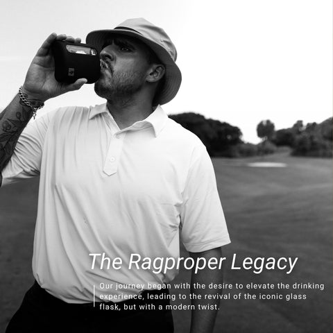 Ragproper durable glass keeps contents pristine and stylish on trips.