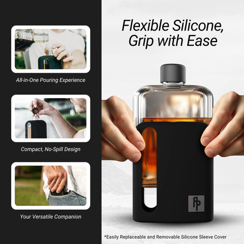 Ragproper 8oz capacity fits pockets for travel and outdoor use.