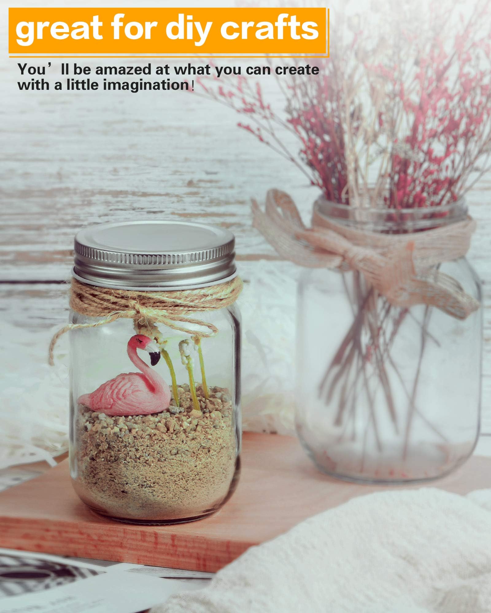 Candle making with Rainforce jar; clear glass showcases color layers.