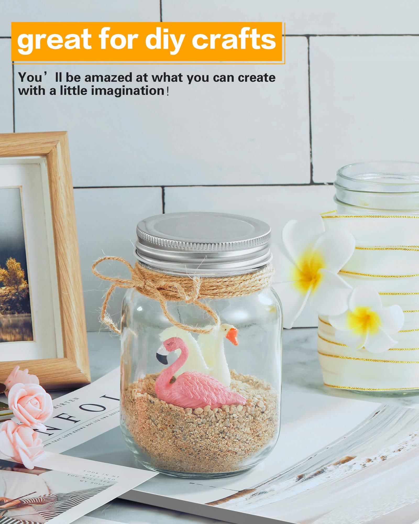 Rainforce jar opening is 2.5 inches for easy filling.