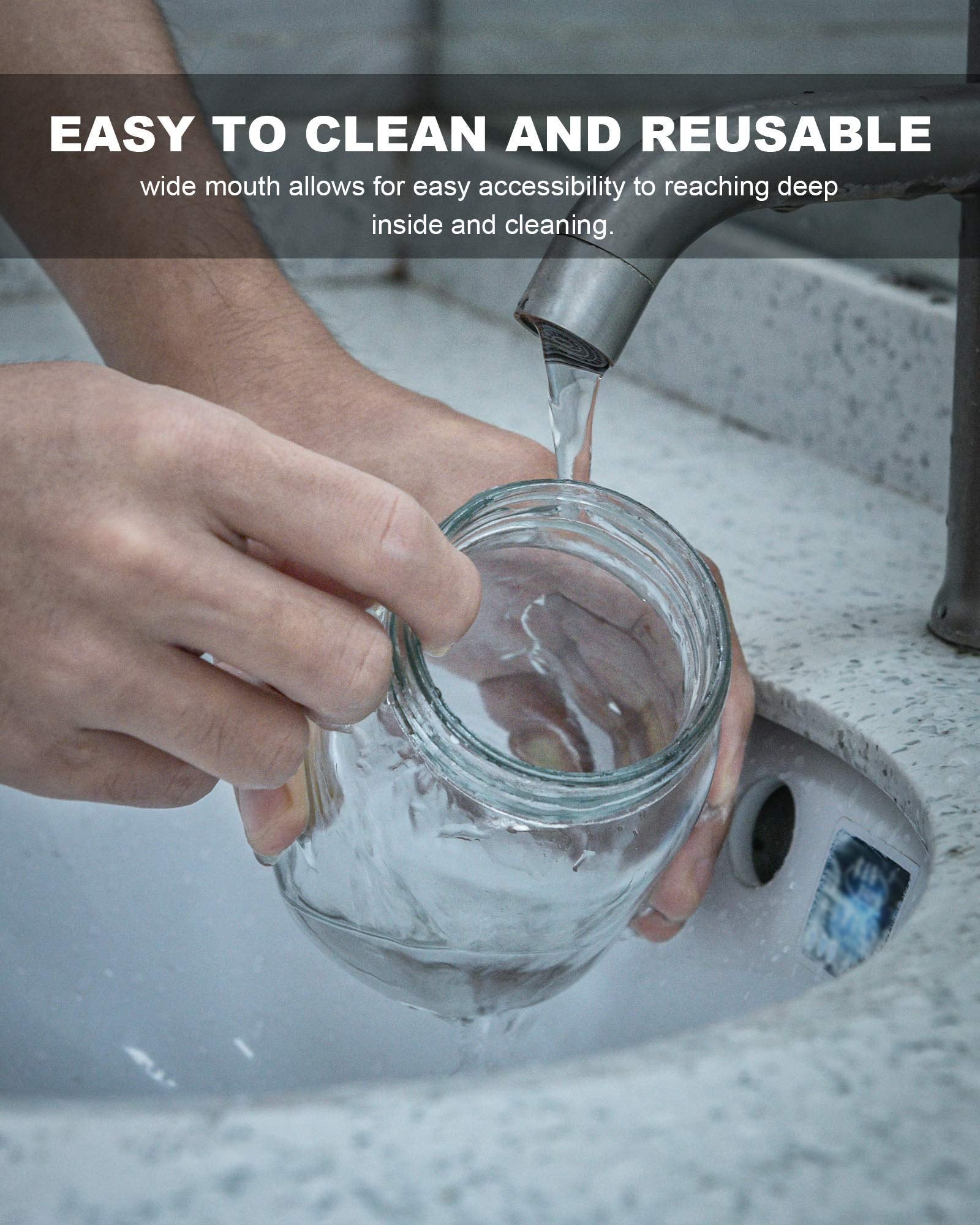 Rainforce pantry-organizer set with 20 labels for easy labeling