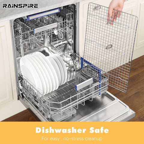 Rainspire 10x15 rack fits Jelly Roll Pan for precise alignment