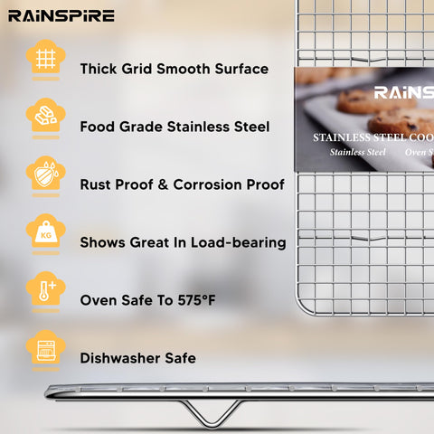 Rainspire four-foot design elevates rack for better air circulation