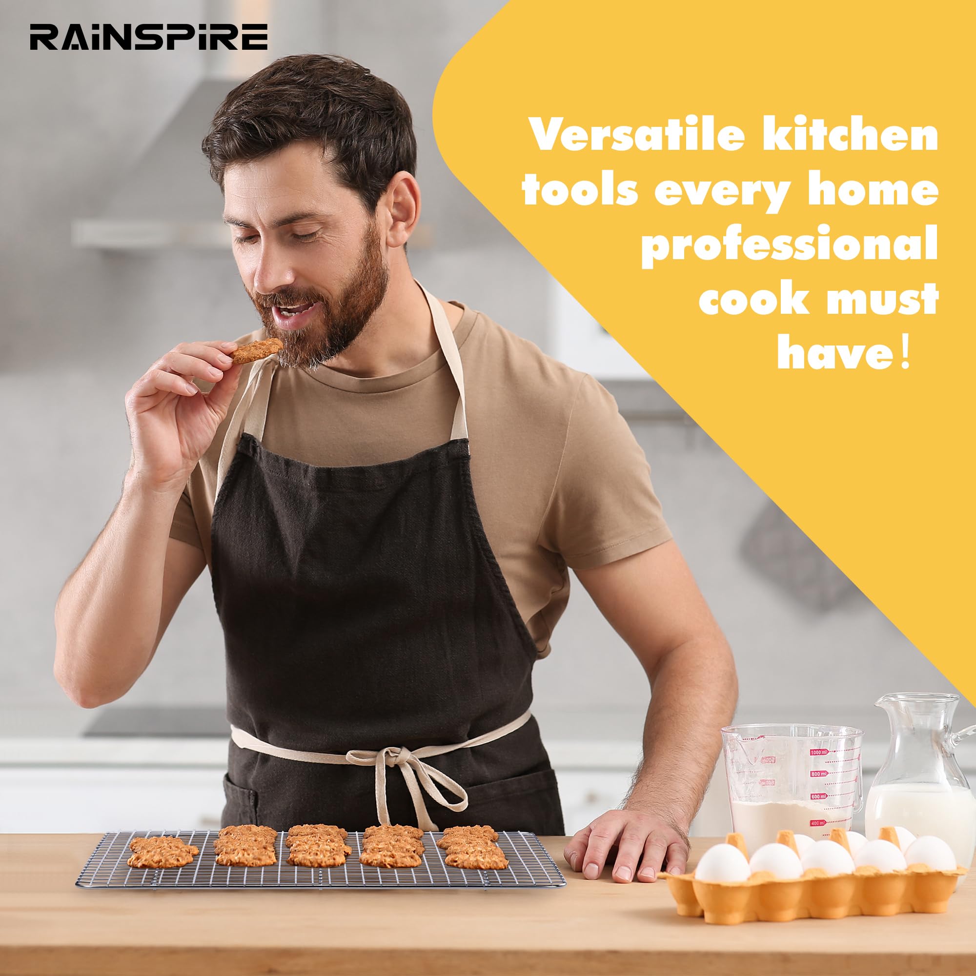 Rainspire two-pack rack set for convenient storage and backup