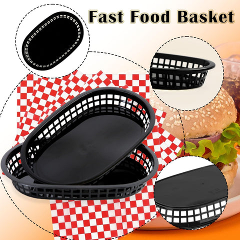 RALAHBEIFM oval baskets measure 10.5 x 7 inches for portion control