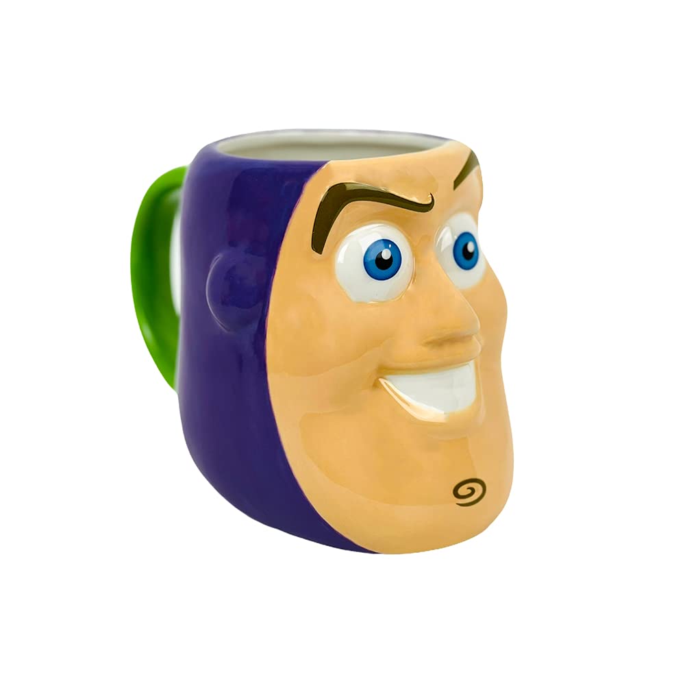 RALME Pixar Toy Story mug Buzz Lightyear face for a playful desk companion