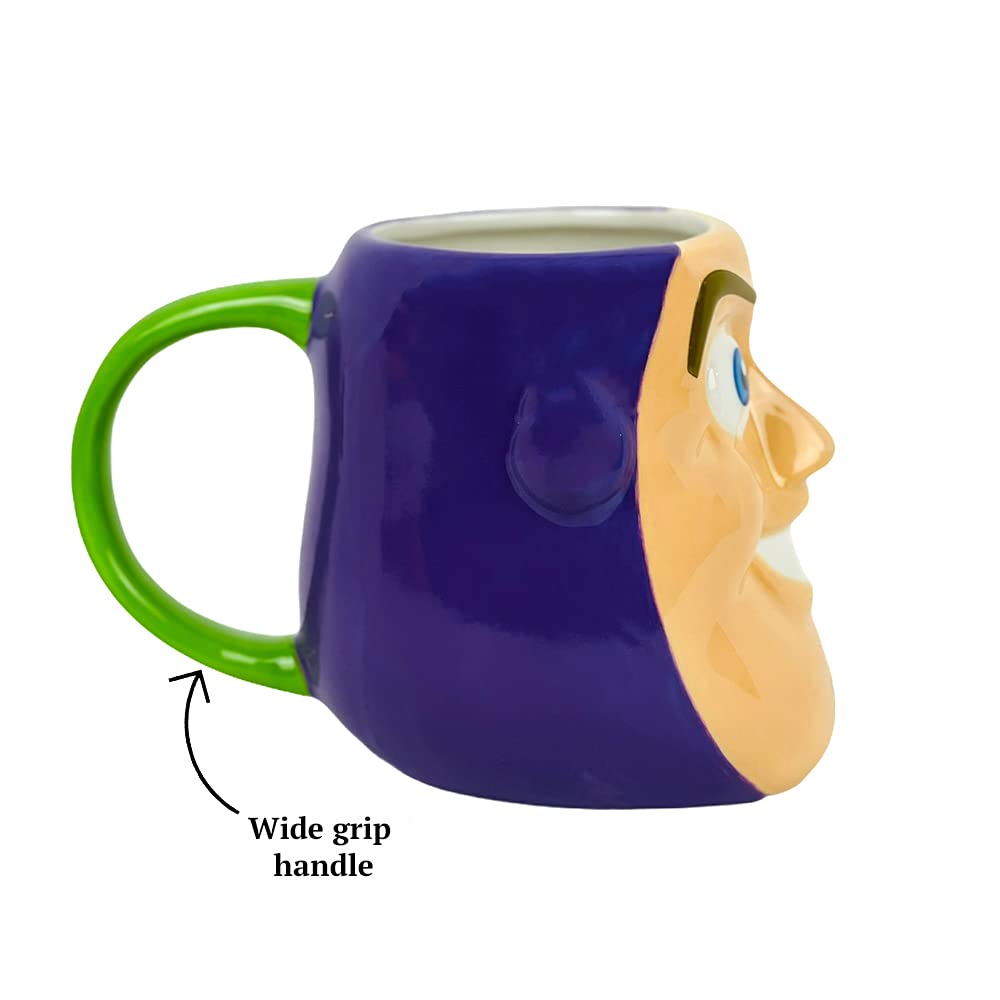 RALME Pixar Toy Story mug being hand washed to protect the 3D face