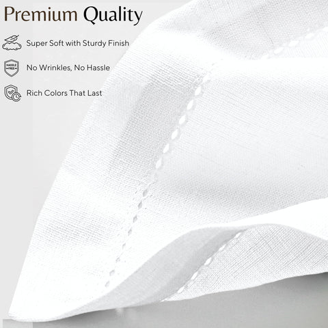 Ramanta Home machine washable napkins for easy post-meal cleanup.