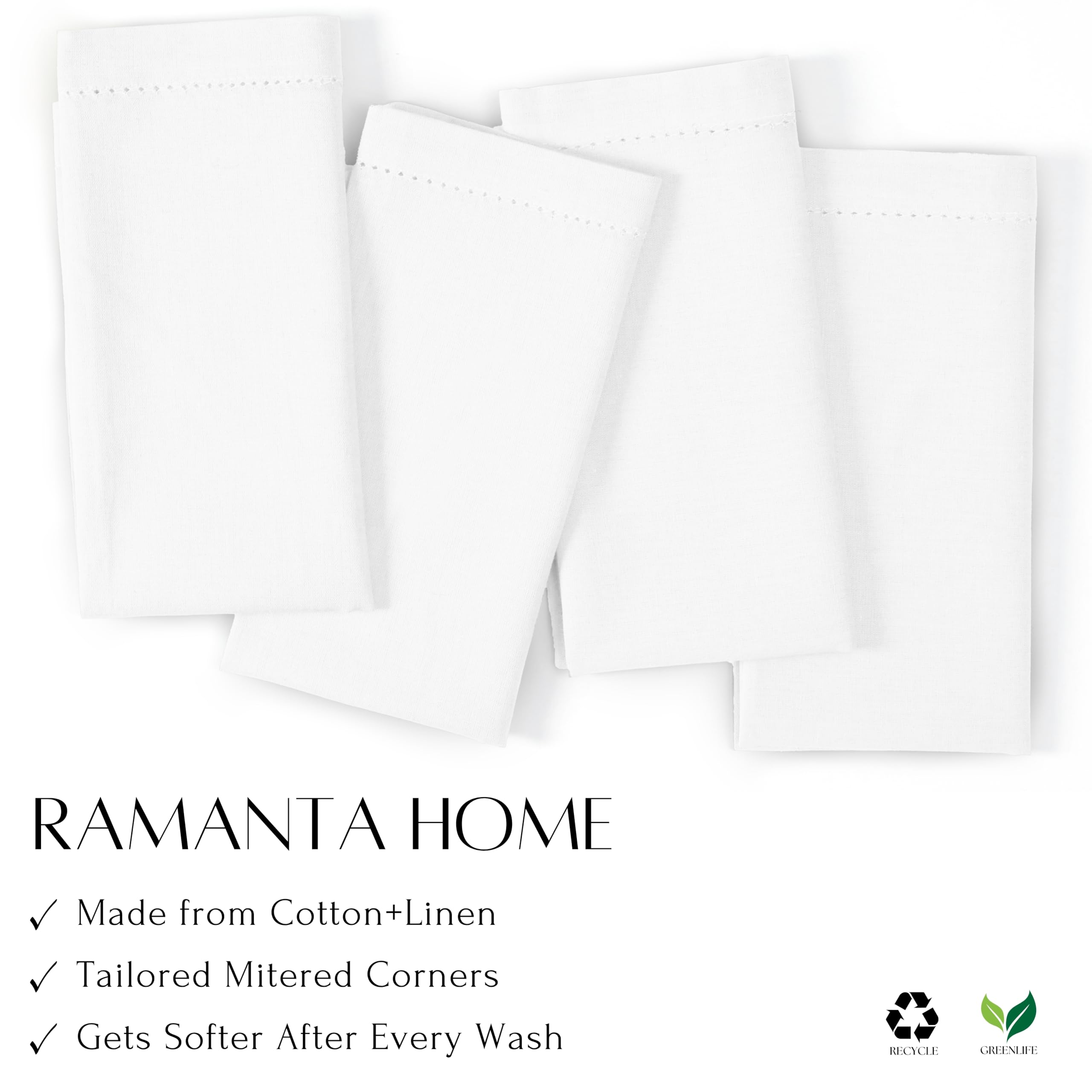Ramanta Home care-friendly fabrics soften with washing over time.