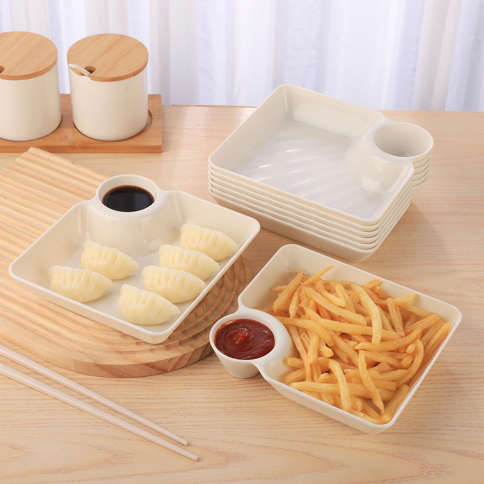 RAMFIYN dishwasher-safe snack tray for quick cleanup