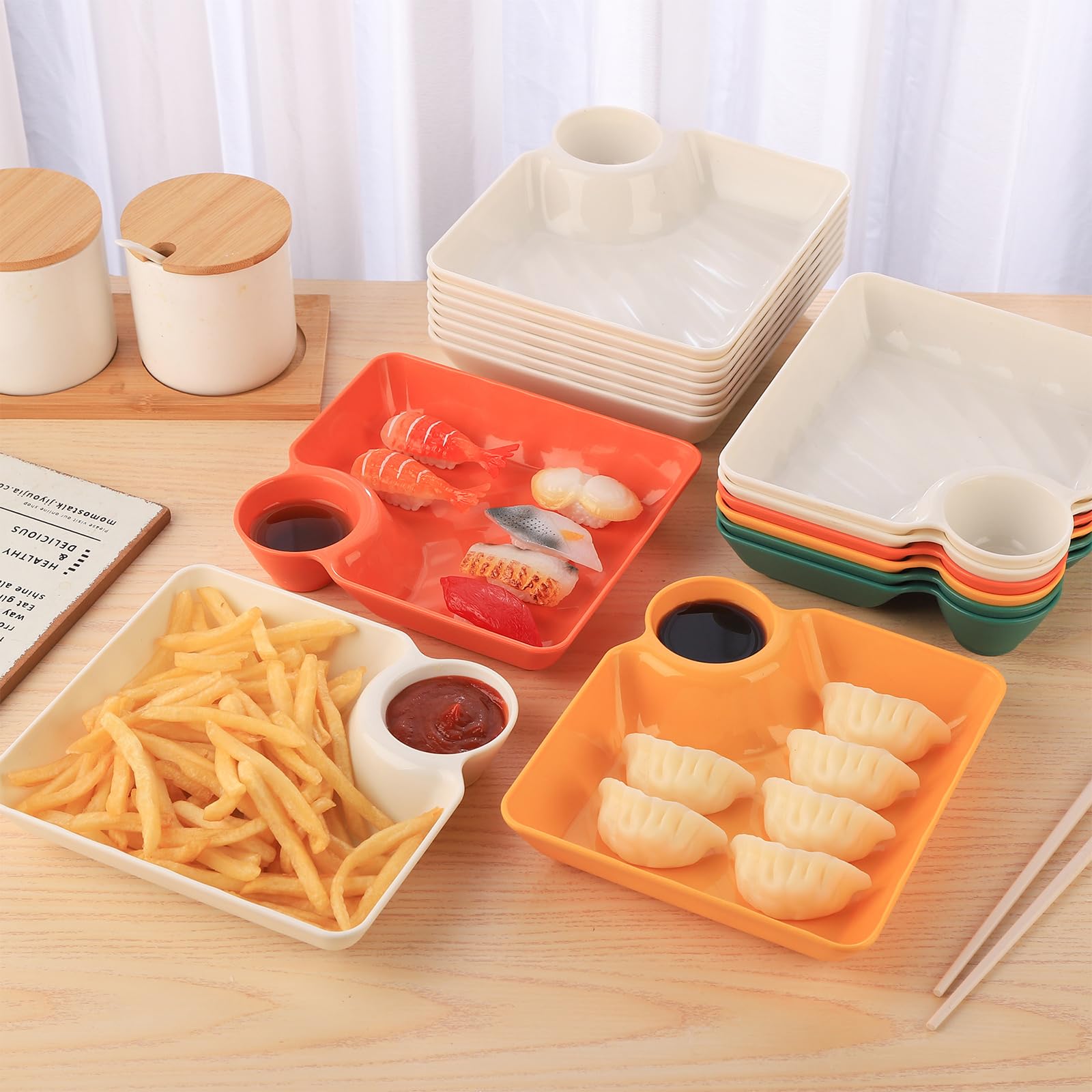 RAMFIYN durable PP material serving dishes withstand daily use