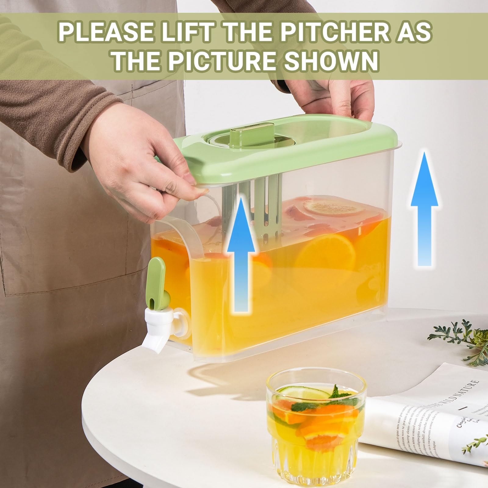RAMFIYN silicone gasket and spigot seal ensure tight fit and fresh fridge storage.