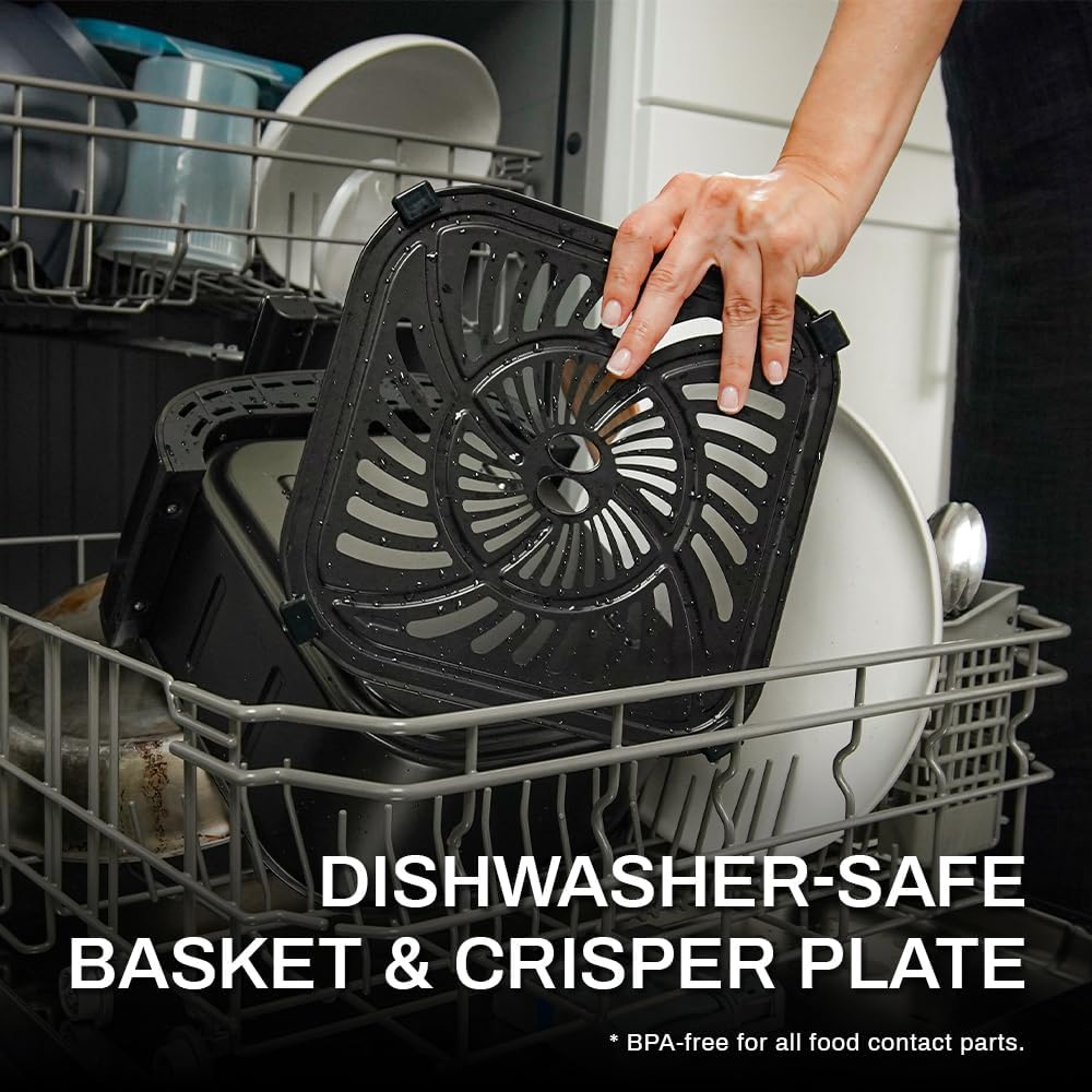 RAMJOY Air Fryer BPA-free parts ensure safe food contact.