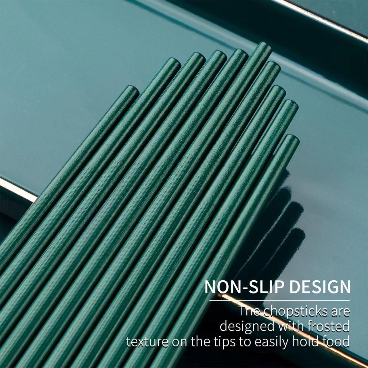Random Mood matte color set chopsticks, color-coded for family dining