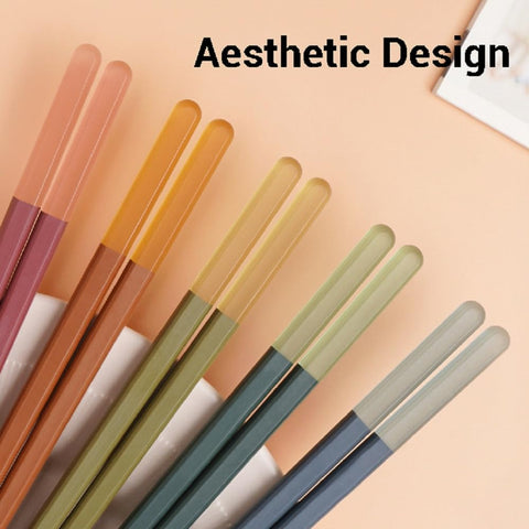 Random Mood chopsticks with matte finish in five colors for stylish dining