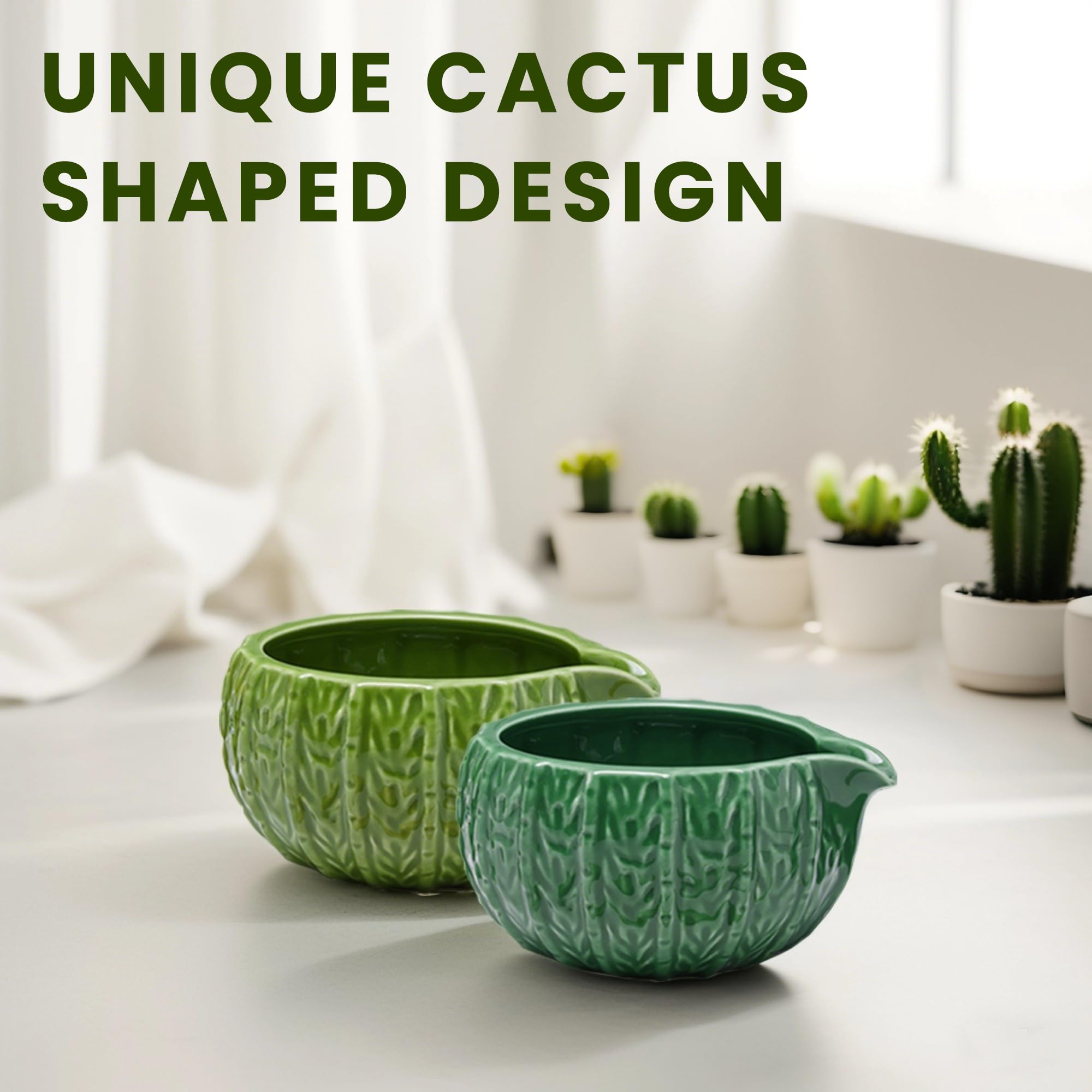 RANERANE matcha bowl with spout for controlled pouring and less splatter