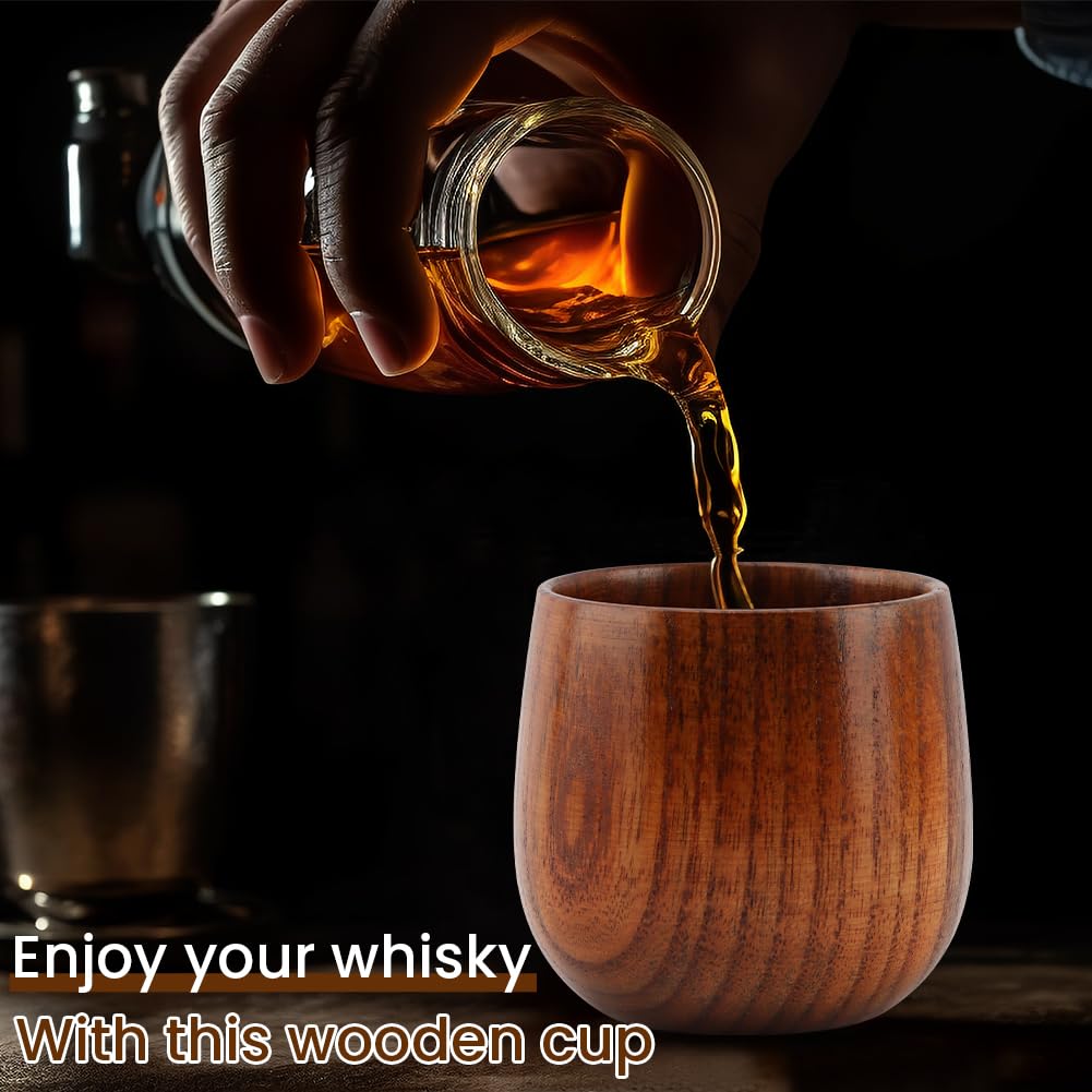 Ranjaner wooden glass notes not dishwasher safe; hand wash to preserve finish.
