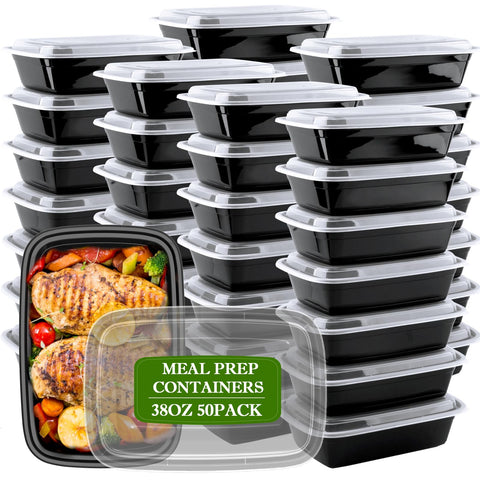 RANLITTLE 38oz meal prep container with lid for fresh meals on the go.