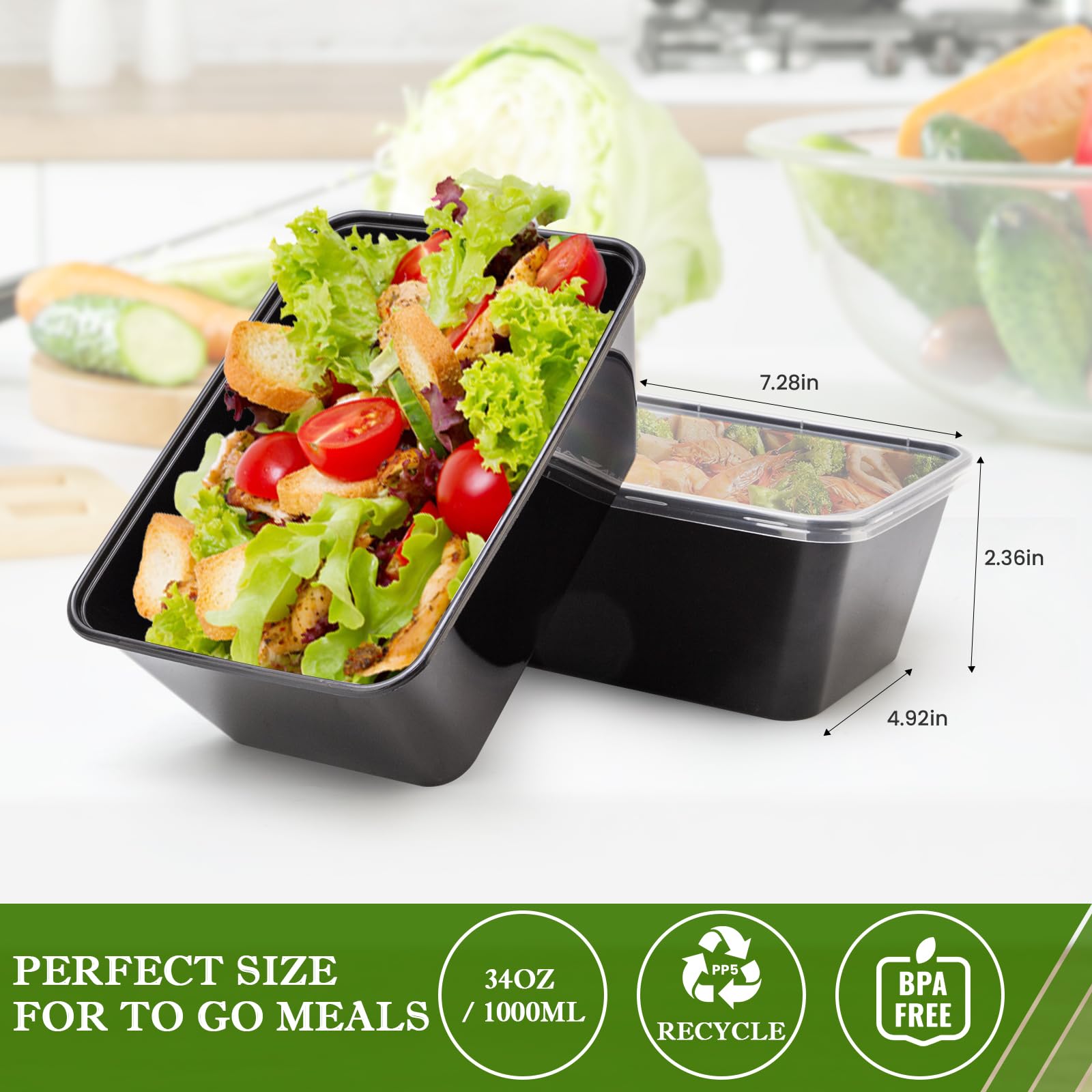 RANLITTLE stackable design saves space in cabinets