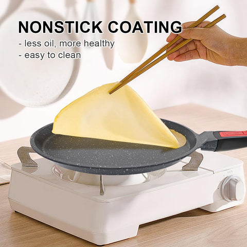 RANX INGST detachable handle pan for safe, comfortable grip.