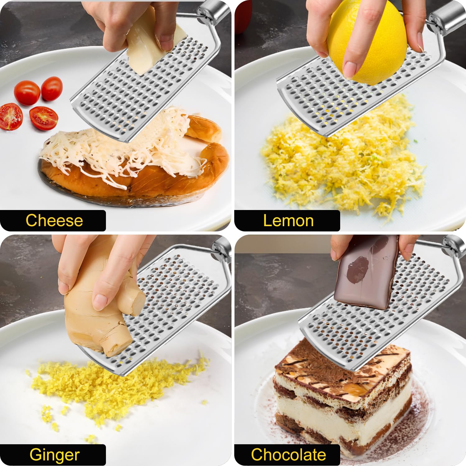 RASSE Lemon Squeezer delivers juice free of seeds and pulp for a smoother pour.