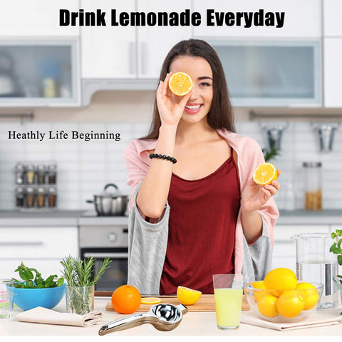 RASSE Lemon Squeezer includes a lemon zester for fresh zest in recipes.