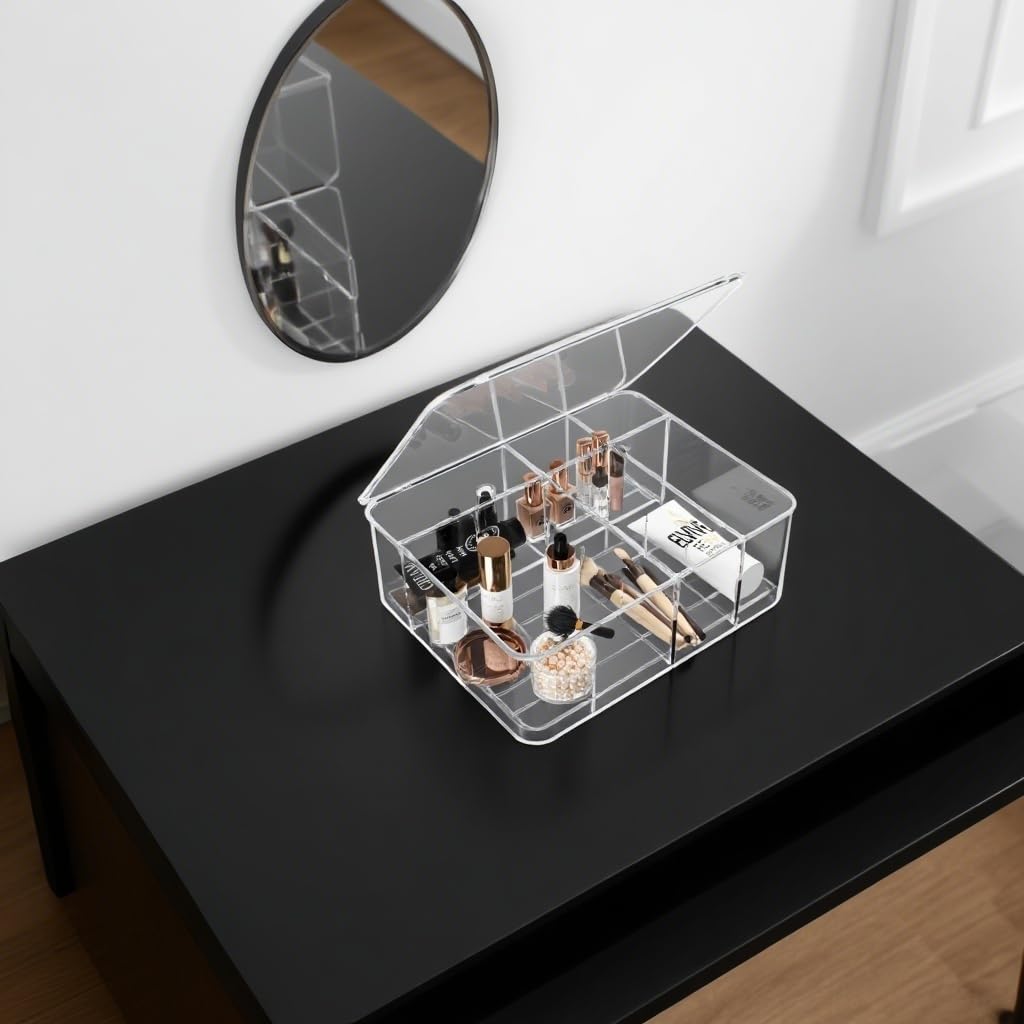 Rasydyn office and kitchen multiuse organizer keeps small items orderly.